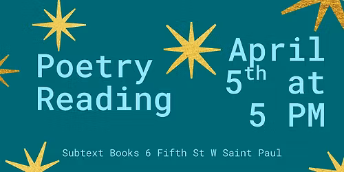 Poetry Reading: Sana Wazwaz, Tarik Dobbs, and Moheb Soliman