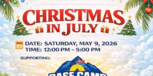 Christmas in July Base Camp Children's Cancer Foundation