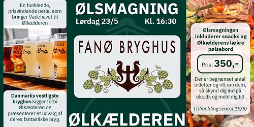\u00d8lsmagning med FAN\u00d8 BRYGHUS
