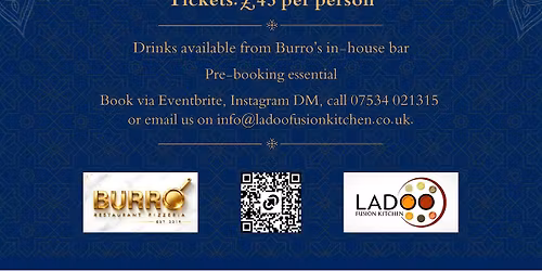 LFK Supper Club at Burro Restaurant | Four-Course Indian Dining Experience
