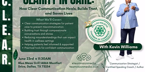 Clarity in Care: How Clear Communication Heals, Builds Trust, and Saves Lives
