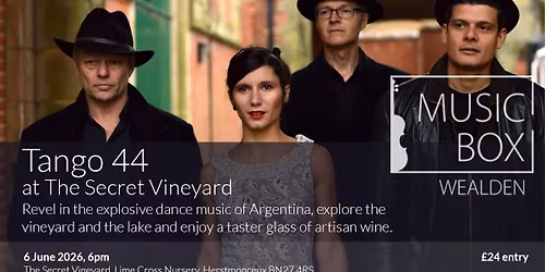 Tango at The Secret Vineyard