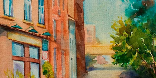 HARVEST Plein Air Watercolor Workshop with local artist