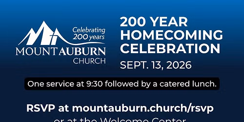 200 Year Homecoming Celebration
