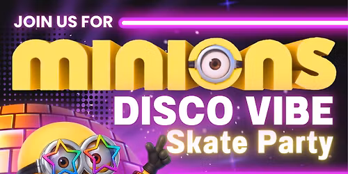 \ud83d\udd7a Minions Disco Vibe Skate Party! \ud83c\udf4c