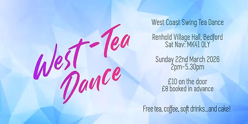 West-Tea Dance - Sunday Afternoon WCS