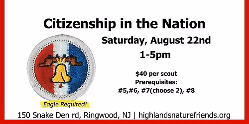 Citizenship in the Nation Merit Badge!