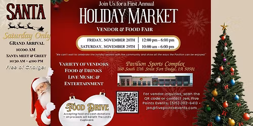 Holiday Market \u2014 Pavilion Sports Complex (Fort Dodge, IA)