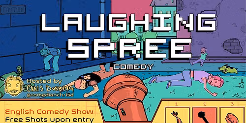 Laughing Spree: English Comedy on a BOAT (FREE SHOTS) 03.09.