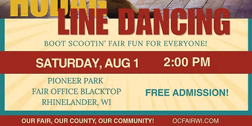 Hodag Line Dancing @ the Oneida County Fair