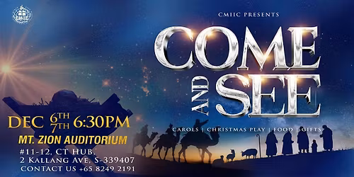 COME & SEE Christmas Celebration