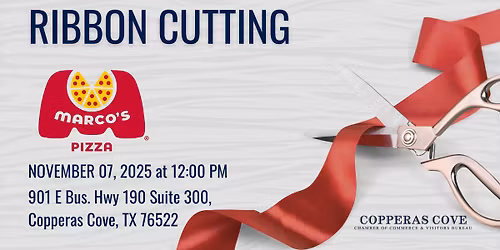 Ribbon Cutting: Marcos Pizza Copperas Cove