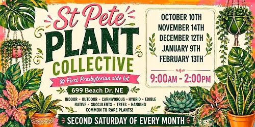 ALL PLANT MARKET- downtown St Pete- St. Pete Plant Collective
