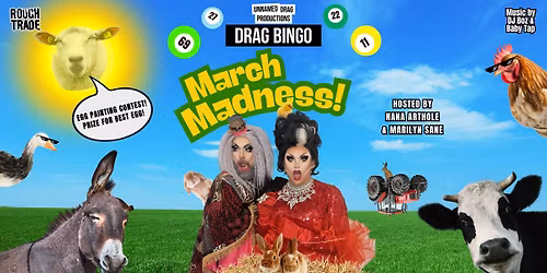Drag Bingo returns to Rough Trade Nottingham for MARCH MADNESS!