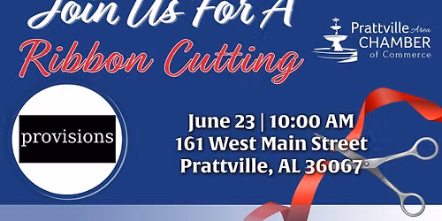 Ribbon Cutting- Provisions
