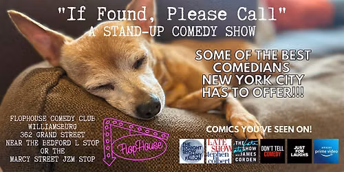 If Found Please Call: A Stand-Up Comedy Show