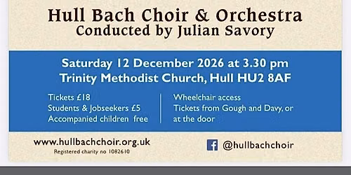 Christmas highlights from Handel's Messiah and Bach's Christmas Oratorio