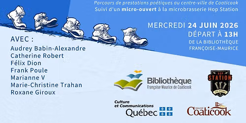 Déambulatoire poétique « Quand les bottines suivent les babines » - 5e édition!