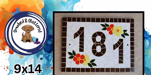 Mosaic House Numbers