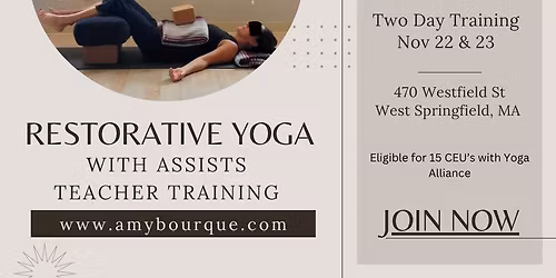 Restorative Yoga with Assists Training