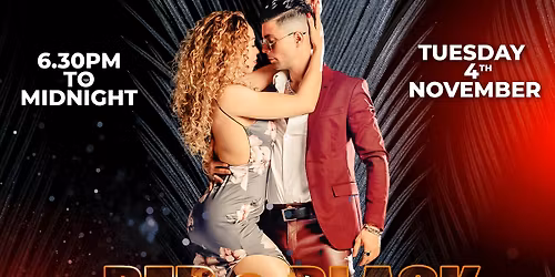 \u272fRed and Black Bachata Salsa Party\u272fSpecial Guests: Alan & Jessica (Cuba\/Spain)