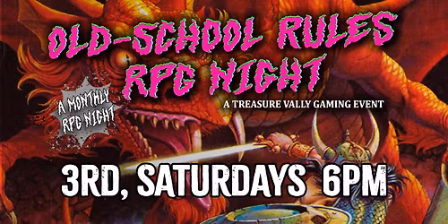 Old-School Rules RPG Night!