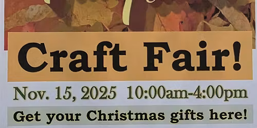 CWCC Fall Festival Craft Fair 