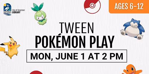 Tween Pok\u00e9mon Game Night