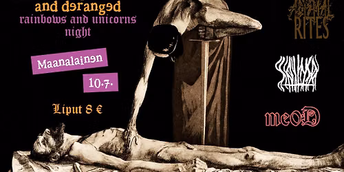 Abysmal Rites, me0D ja Saitma Maanalaisessa 10.7.