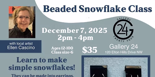 Beaded Snowflake Class