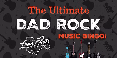 The Ultimate Dad Rock Music BINGO! 