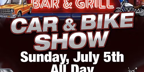 Pickups Bar & Grill. Car and bike show 