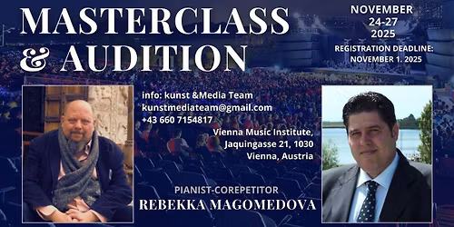 Masterclass and Audition - Lirica Internation & Puccini Festival