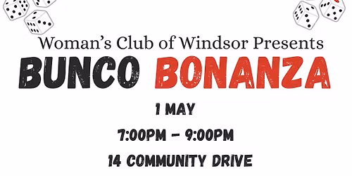 The Woman\u2019s Club of Windsor Bunco Bonanza