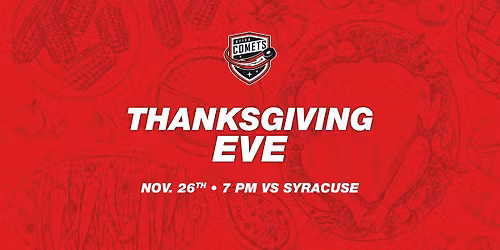Utica Comets Thanksgiving Eve