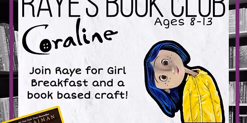 Raye\u2019s Book Club- ages 8-13y