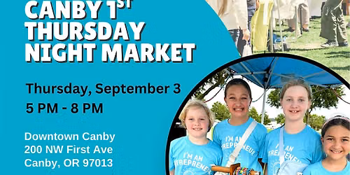 Kids Markets at Canby 1st Thursday Market