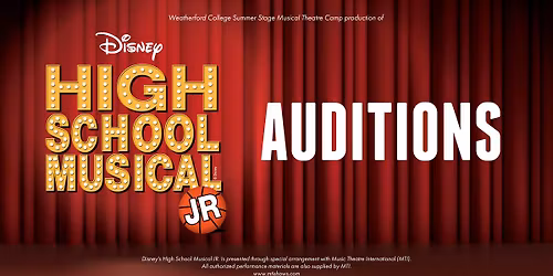 AUDITIONS - High School Musical Jr