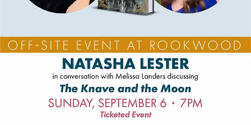 Rachel Gillig in conversation with Melissa Landers discussing The Knave and the Moon at SCPA Corbett