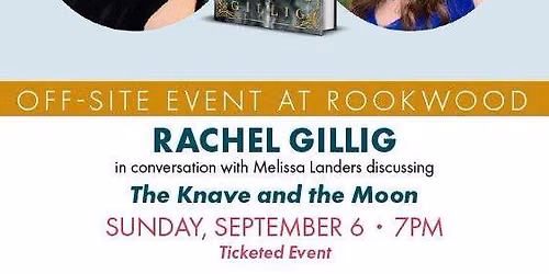 Rachel Gillig in conversation with Melissa Landers discussing The Knave and the Moon at SCPA Corbett