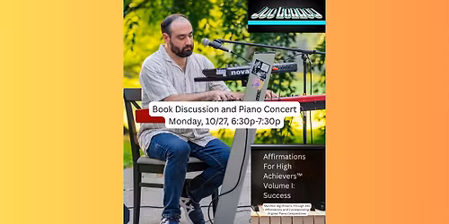 Free Piano Concert and Book Discussion Event at Phoenixville Public Library