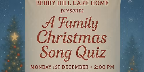 Family Christmas song quiz 