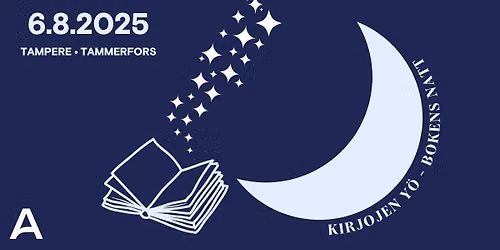 Kirjojen Y\u00f6 Tampereen Akateemisessa! \ud83d\udc99