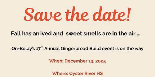 On-Belay's 17th Annual Gingerbread Build!