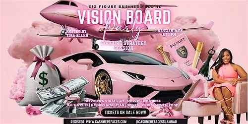 6 FIGURE BUSINESS BESTIE VISION BOARD PARTY