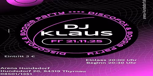 Discofox & Boogie Night \/ DJ Klaus