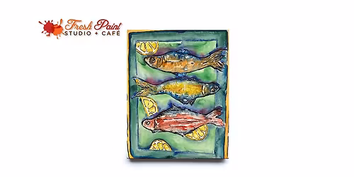 Watercolour - Paint Night - Summer Fresh Catch Paint Workshop in Toronto