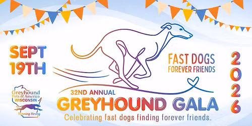 32nd Annual GPA-Wisconsin Greyhound Gala