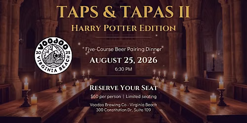 Taps and Tapas II: Harry Potter Edition