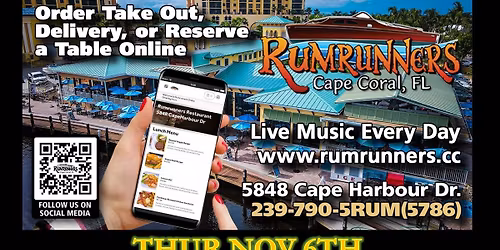 Thirsty Thursday at Rumrunners
